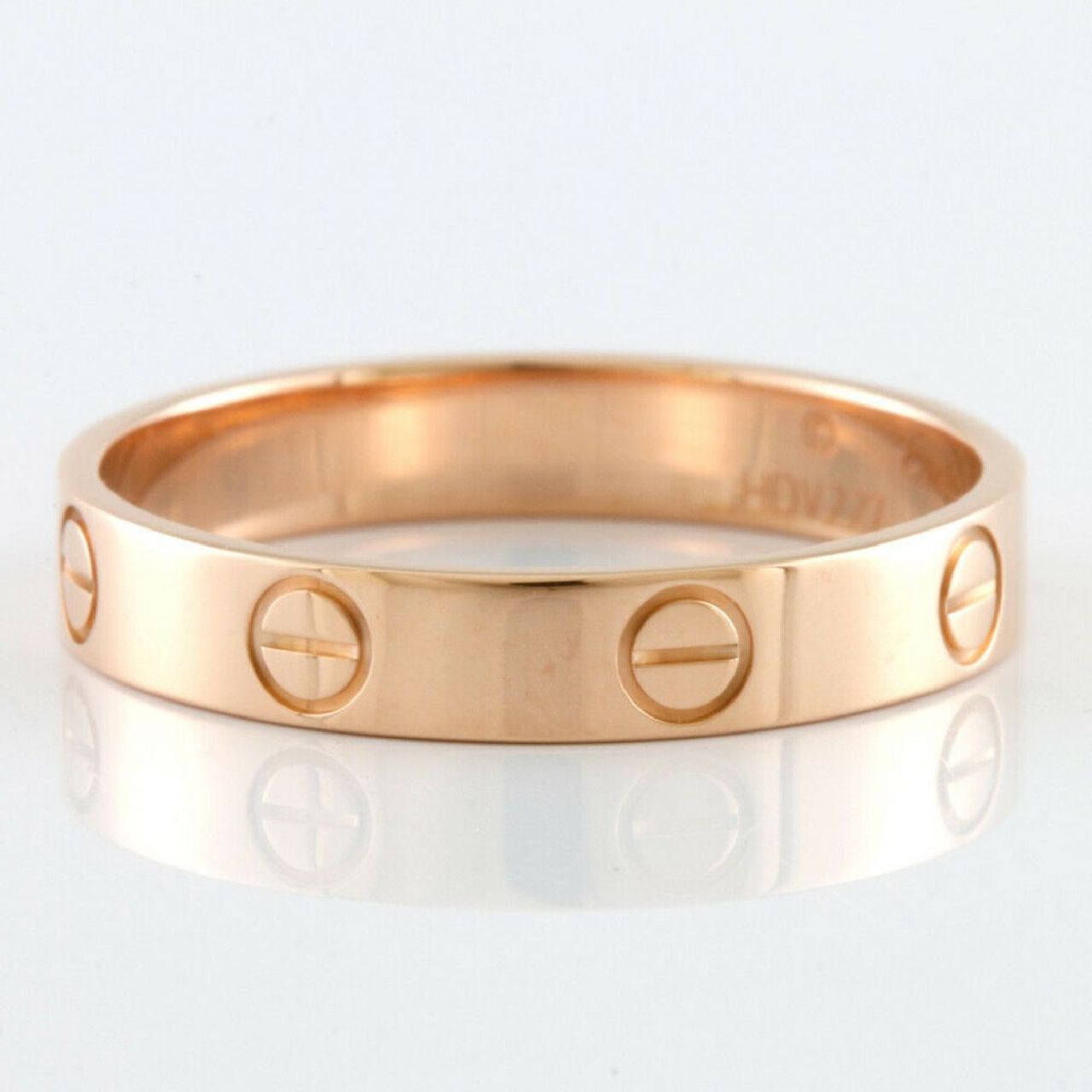 Luxury Screw Stainless Steel Rose Gold Band Ring For Women Bulk Main image