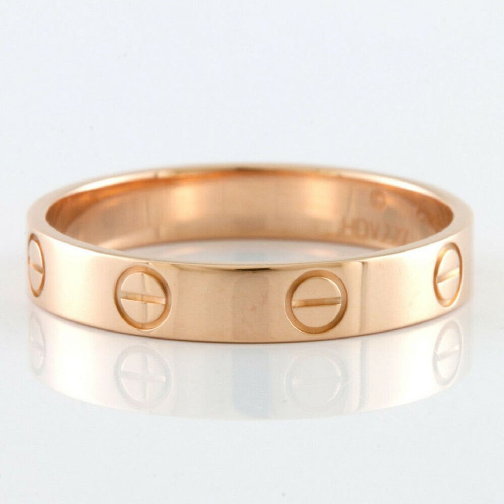 Luxury Screw Stainless Steel Rose Gold Band Ring For Women Bulk