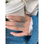 Copper Cubic Zirconia Gold Arrow Filigree Adjustable Ring Women Bulk