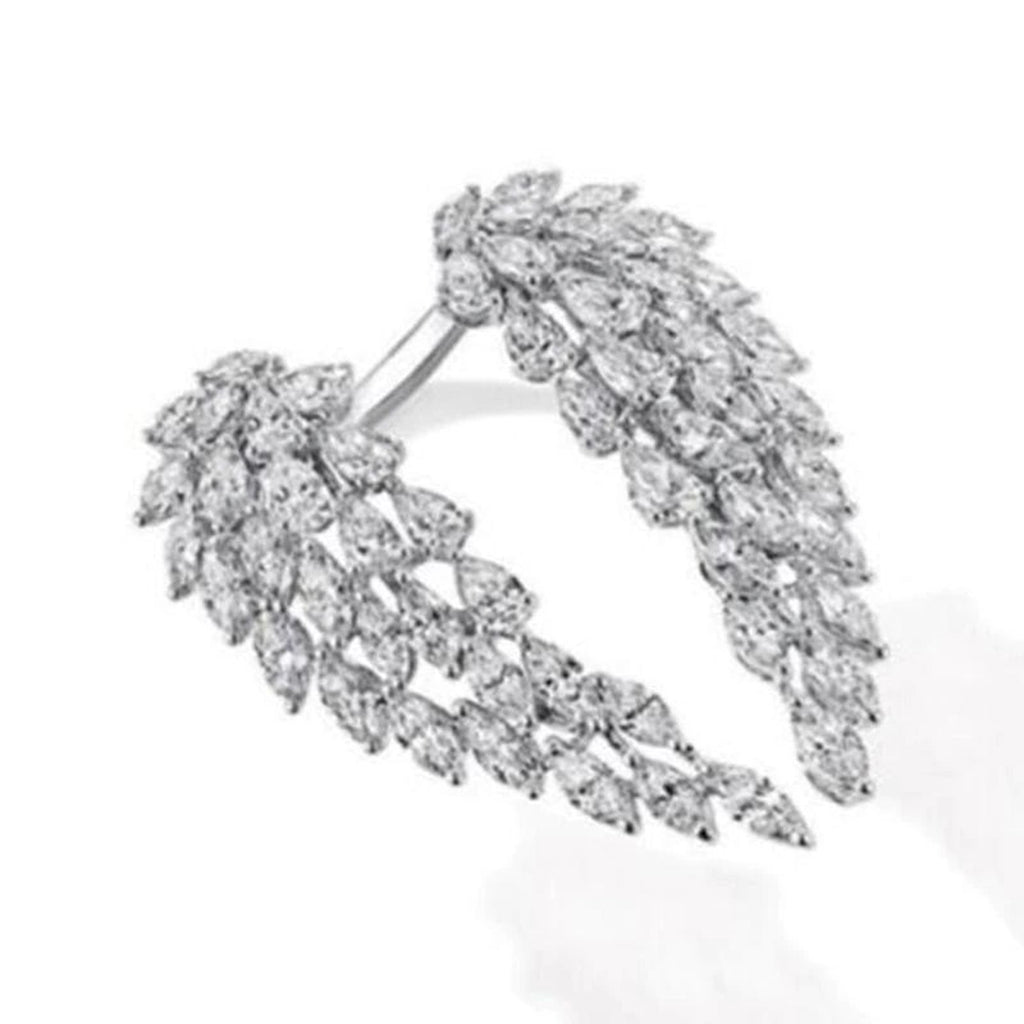 Grapevine Marquise Cubic Zirconia 18K Gold Copper Free Size Ring Bulk