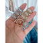 Smart Geometric Baguette 18K Gold Open Back Free Size Ring Women Bulk