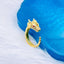 Dragon Cubic Zirconia 18K Gold Copper Open Back Ring For Women Bulk