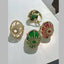 Transparent Crystal Evil Eye Sun Rays CZ Gold Statement Ring Bulk