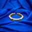 White Enamel Multi Zircons Gold Anti Tarnish Band Free Size Ring Bulk