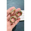 3D Rainbow Multi Color 18K Gold Anti Tarnish Open Back Ring Women Bulk
