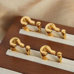 Question Mark 18K Gold Anti Tarnish Adjustable Free Size Ring Bulk
