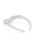 Arrow Round Solitaire Cubic Zirconia Gold Copper Open Back Ring Bulk
