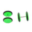 Biker Light Green Plastic Pair Stud Earring For Men Gift Bulk