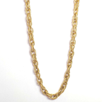 Cross Link 18K Gold Stainless Steel Anti Tarnish Necklace Chain Bulk