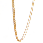 Half Curb Chain Gold Stainless Steel Anti Tarnish Necklace Chain Bulk