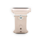 Evil Eye Shape Pendant Decorative Ring Loops Gold Cubic Zirconia Copper Watch Charm Band For Women