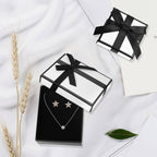 White Black Readymade Rectangle Gift Box 9 Cm X 7 Cm Bulk