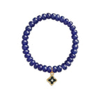 Brass 18K Moroccan Flower Charm Embellishment Bracelet For Women Bulk