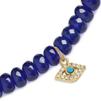 Brass 18K Evil Eye Charm Embellishment Bracelet For Women Bulk