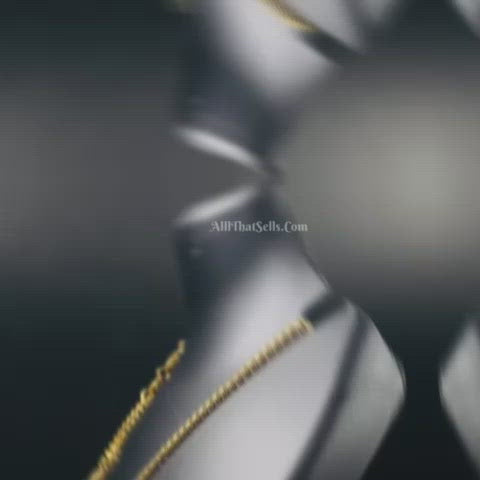 Stainless Steel Gold Plain Drum Necklace For Women Bulk