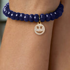 Brass 18K Smiley Emoji Embellishment Bracelet For Women Bulk