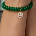 Brass 18K Smiley Emoji Embellishment Bracelet For Women Bulk