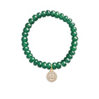 Brass 18K Smiley Emoji Embellishment Bracelet For Women Bulk