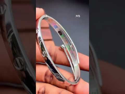 Nail Screw Multi Color Silver Copper Openable Kada Bangle Women Bulk