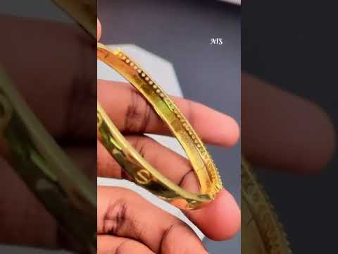 Screw Cubic Zirconia Copper 18K Gold Openable Kada Bangle Women Bulk