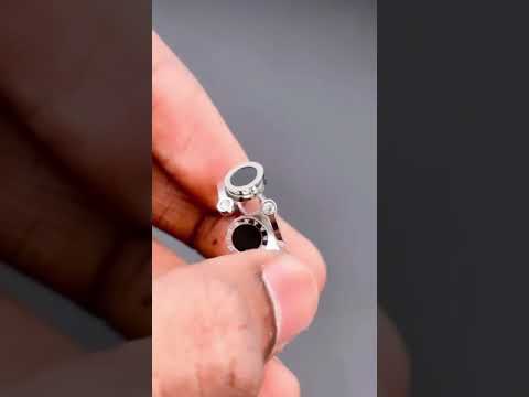 Roman Numbers Double Circle Silver Stainless Steel Ring for Women