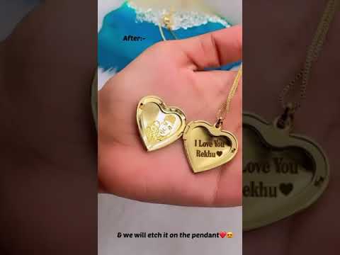 Turquoise Heart Love Mother of Pearl Openable Photo Frame Pendant Chain for Women