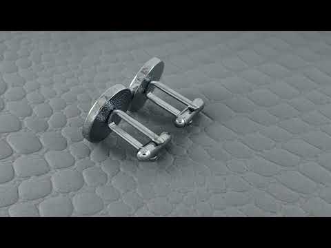 Formal Grey Cufflinks In Box Bulk