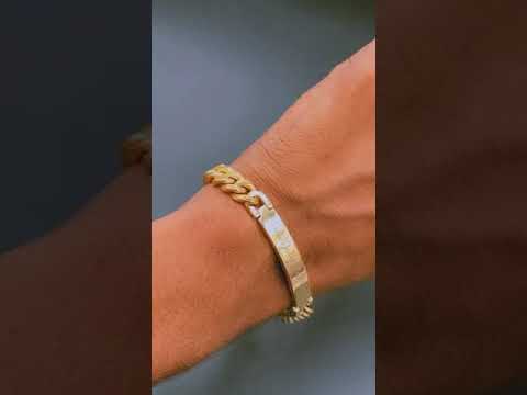 Engrave Letter Name Stainless Steel Chain Id Bracelet For Men Bulk