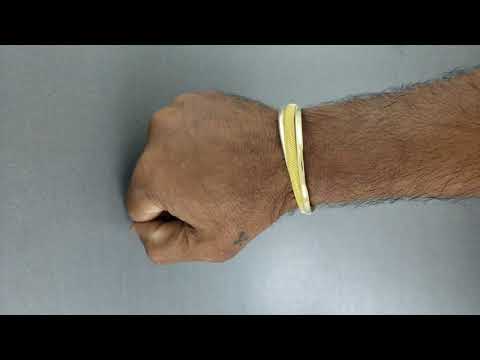 Gold Plated Mesh Cuff Kada Bracelet Bangle For Men Bulk
