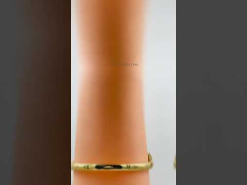 Copper Double Layer Screw Nail CZ 18K Gold Openable Kada Bracelet Bulk