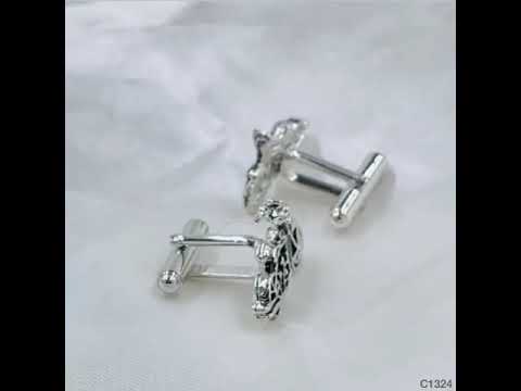 Biker Motorcycle Black Cufflinks In Box Bulk