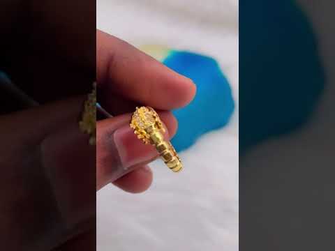 Dragon Cubic Zirconia 18K Gold Copper Open Back Ring For Women Bulk