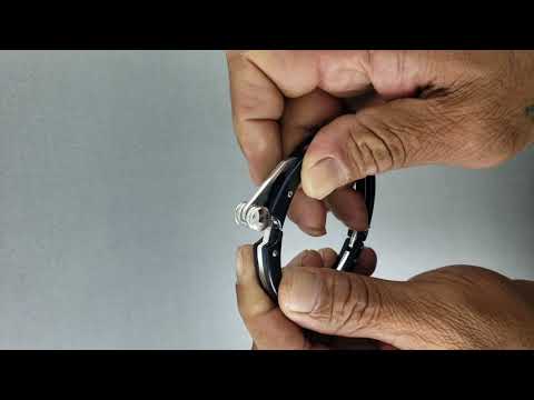 316L Stainless Steel Black Plated Openable Kada For Men Bulk