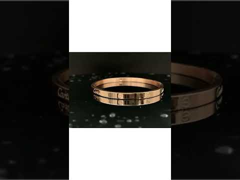Stainless Steel Screw Bracelet Bangle Kada Women Rose Gold Bulk