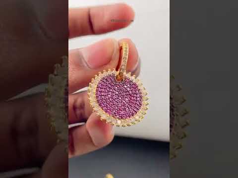 Sky Blue Gold Pave Cubic Zirconia Hoop & Drop Earring Pair Women Bulk
