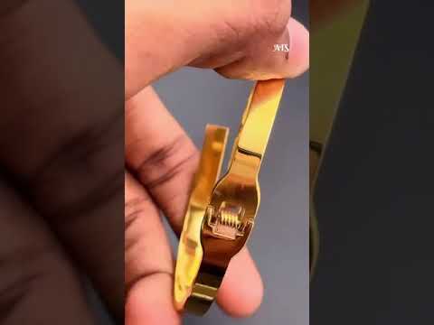 Invisible Setting Baguette Cubic Zirconia 18K Gold Stainless Steel Openable Kada bangle for Women