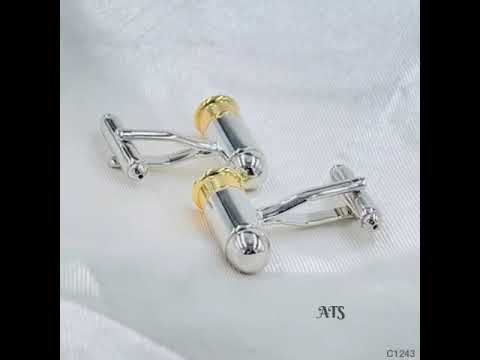 Bullet Silver Cufflinks In Box