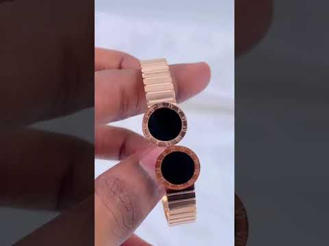 Roman Stainless Steel Black Gold Openable Bangle Kada For Women Bulk