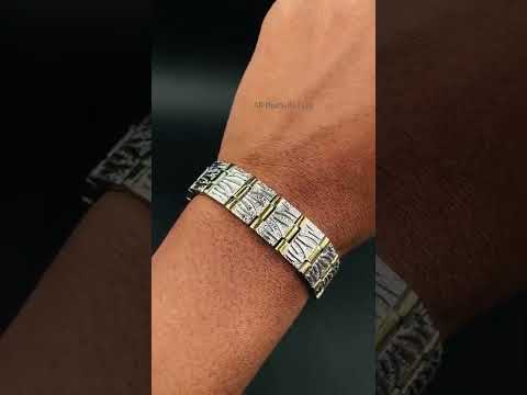 Stainless Steel Magnet Magnetic Health Care Therapy Energy Bracelet