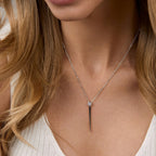 Brass 18K Rose Gold Solitaire Jave line Pendant For Women Bulk