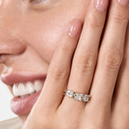 Brass 18K Rose Gold Adjustable Chain Ring For Women Bulk