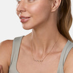 Brass 18K Rose Gold Zigzag Chain Necklace For Women Bulk