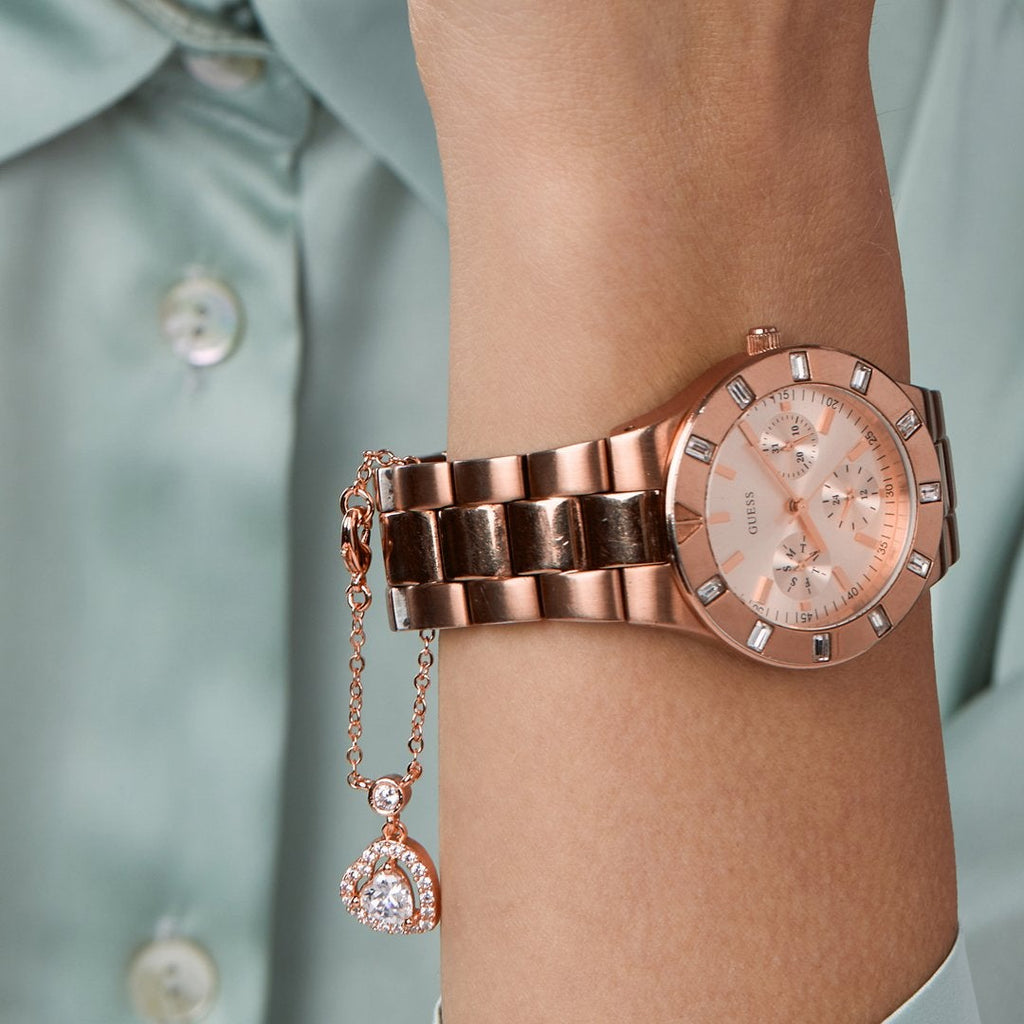 Brass 18K Rose Gold St Valentine Watch Charm For Women Bulk