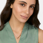 Brass 18K Rose Gold Tilting Drop Crystal Pendant For Women Bulk