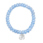 Brass 18K Om Charm Embellishment Bracelet For Women Bulk