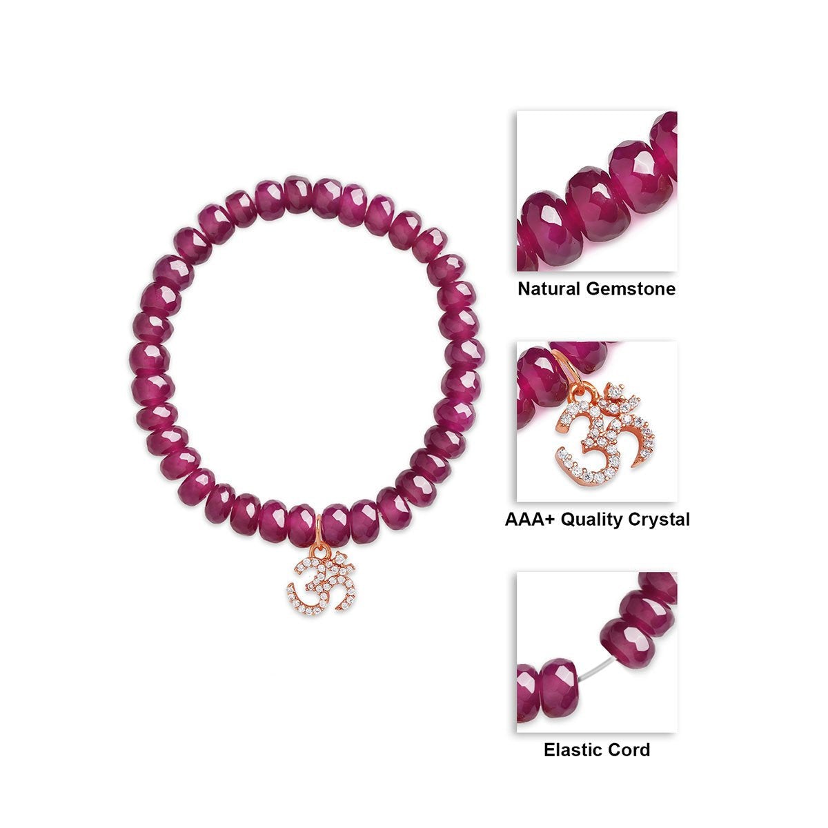 Brass 18K Hamsa Heart Embellishment Bracelet For Women Bulk