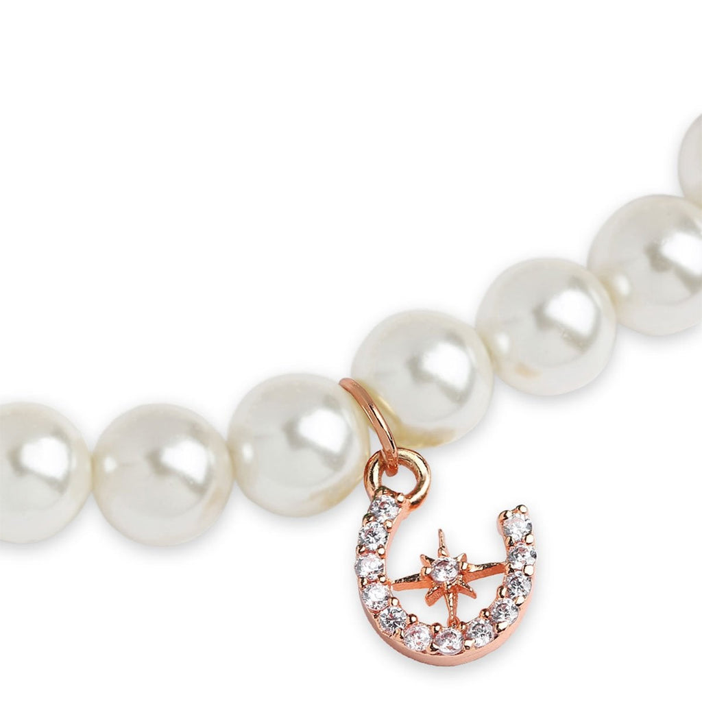 Brass 18K Horseshoe Starburst Embellishment Bracelet For Women Bulk