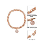 Brass 18K Smiley Emoji Embellishment Bracelet For Women Bulk